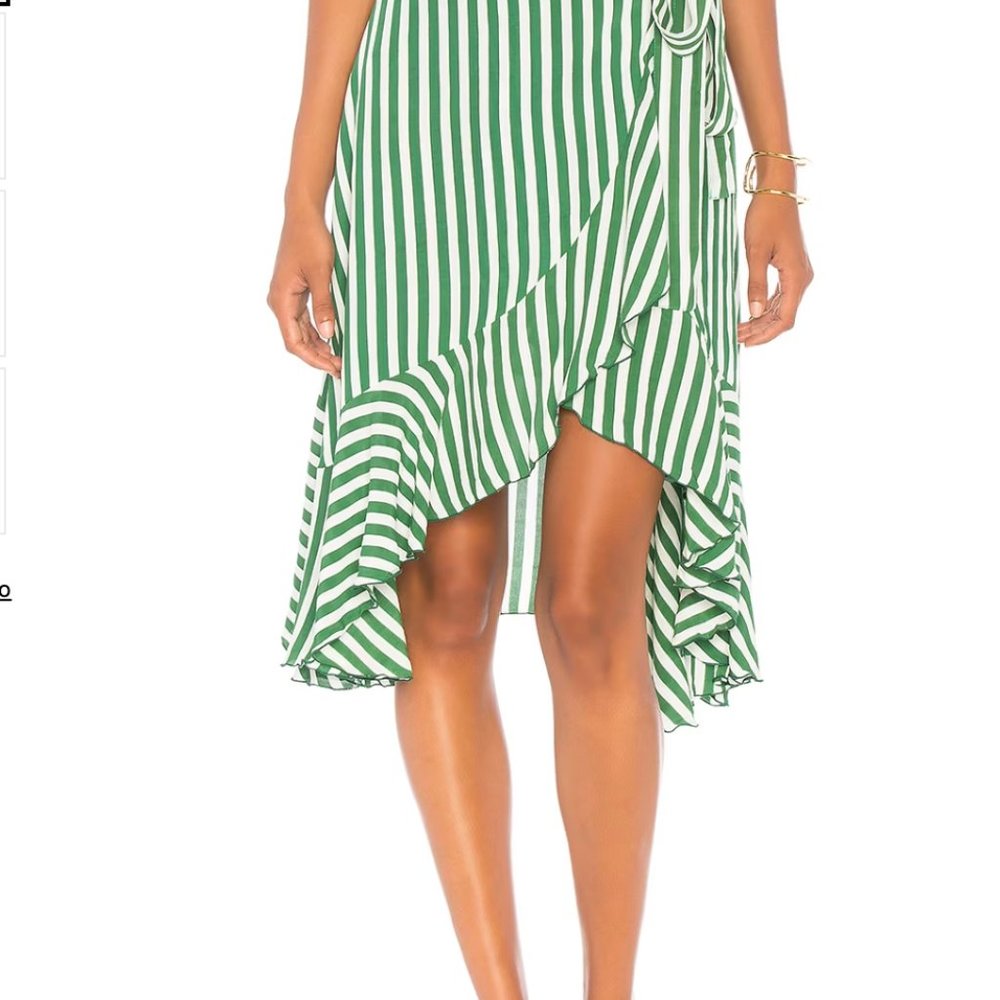 Faithful the Brand striped wrap skirt